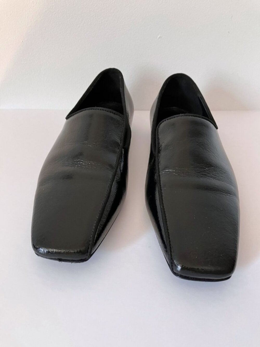 Toteme The Piped Patent-leather Loafers Black Size IT 36/ US 6 - Picture 5 of 11